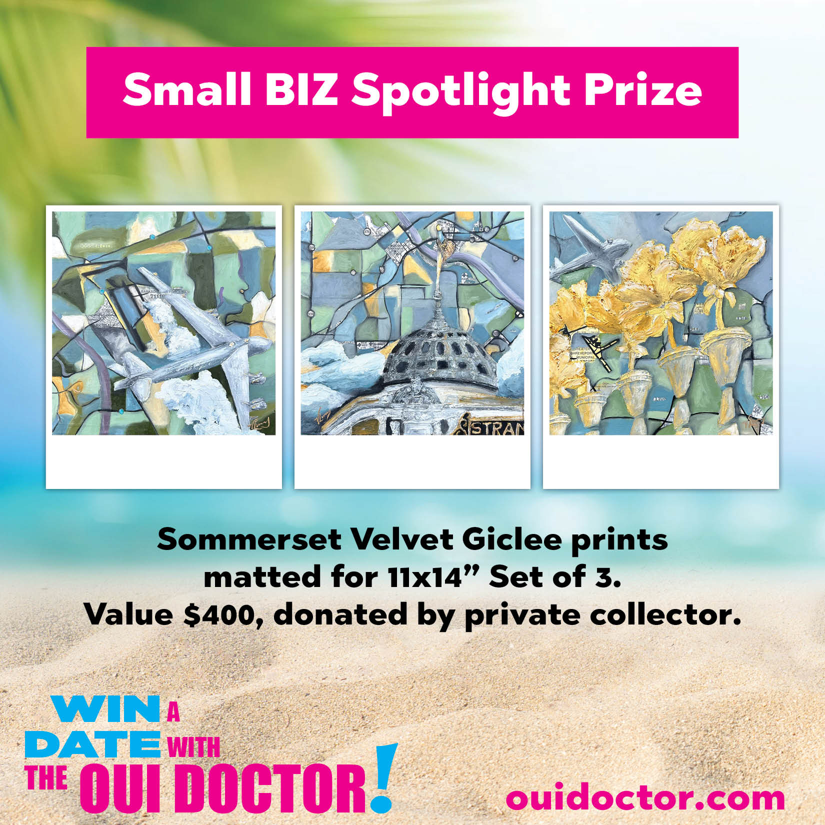 Featured image for “Sommerset Velvet Giclee prints matted for 11×14”. Set of 3. Value $400, donated by private collector.”