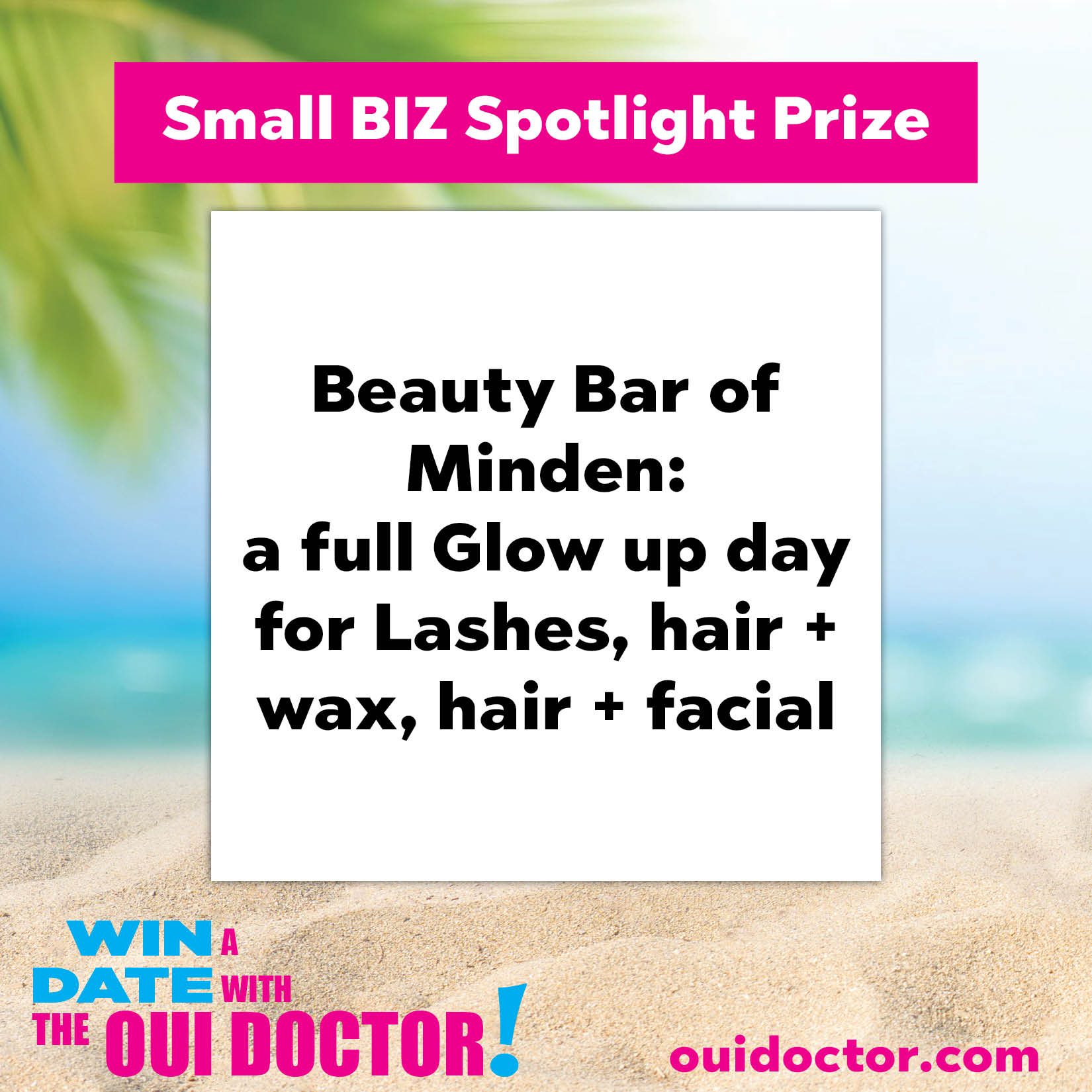 Featured image for “Beauty Bar of Minden: a full Glow up day for Lashes, hair + wax , hair + facial”