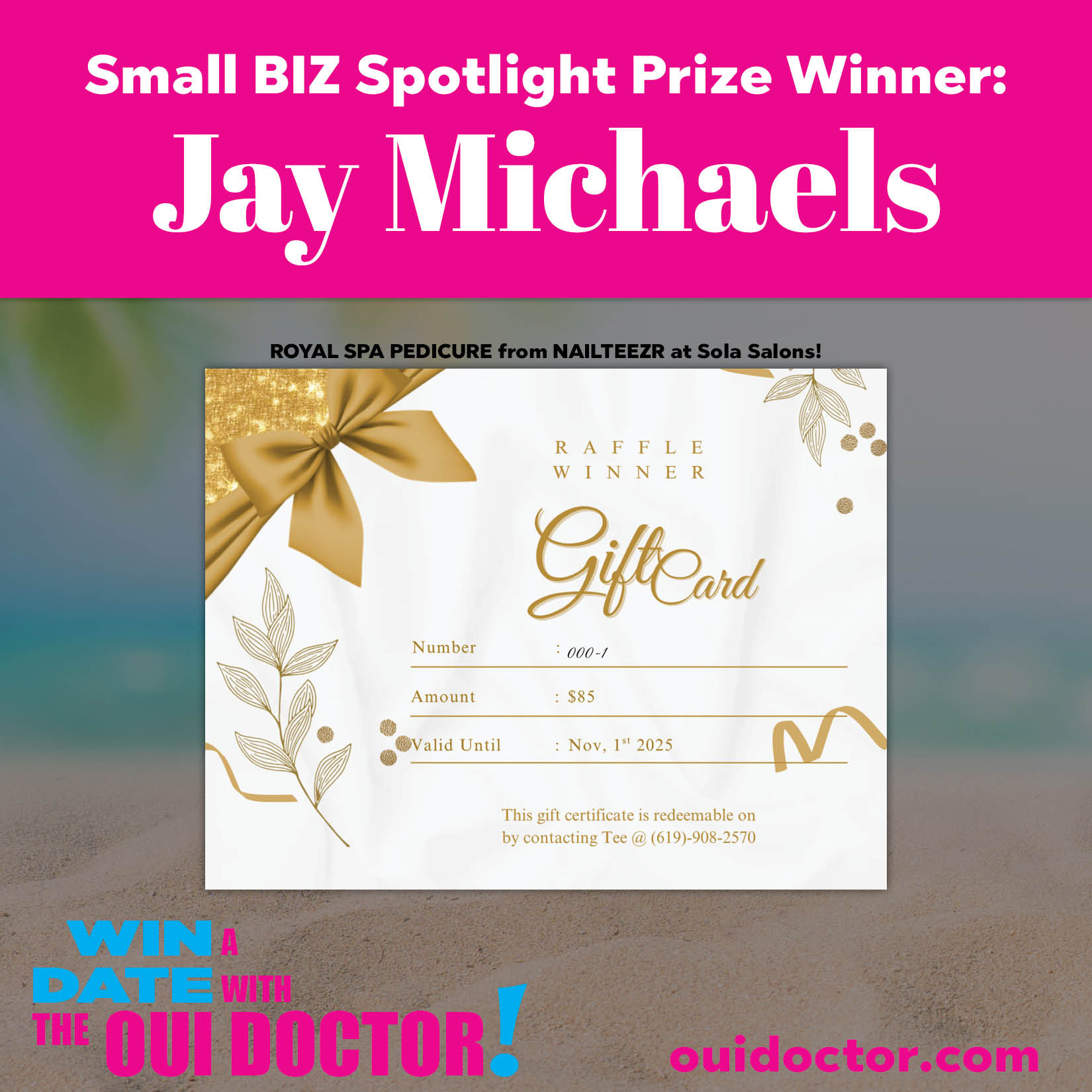 Featured image for “ROYAL SPA PEDICURE from NAILTEEZR at Sola Salons! Value $85”